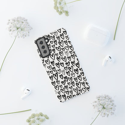 Dark Thoughts in Urban Heart - Tough Phone Case