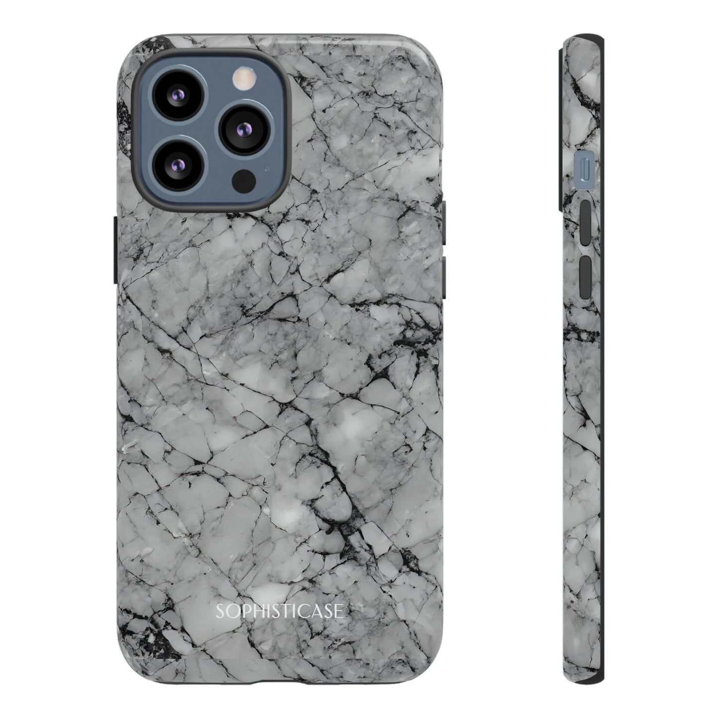 Marble Opulence in Grey - iPhone Case, Samsung Galaxy Case, Google Pixel Case
