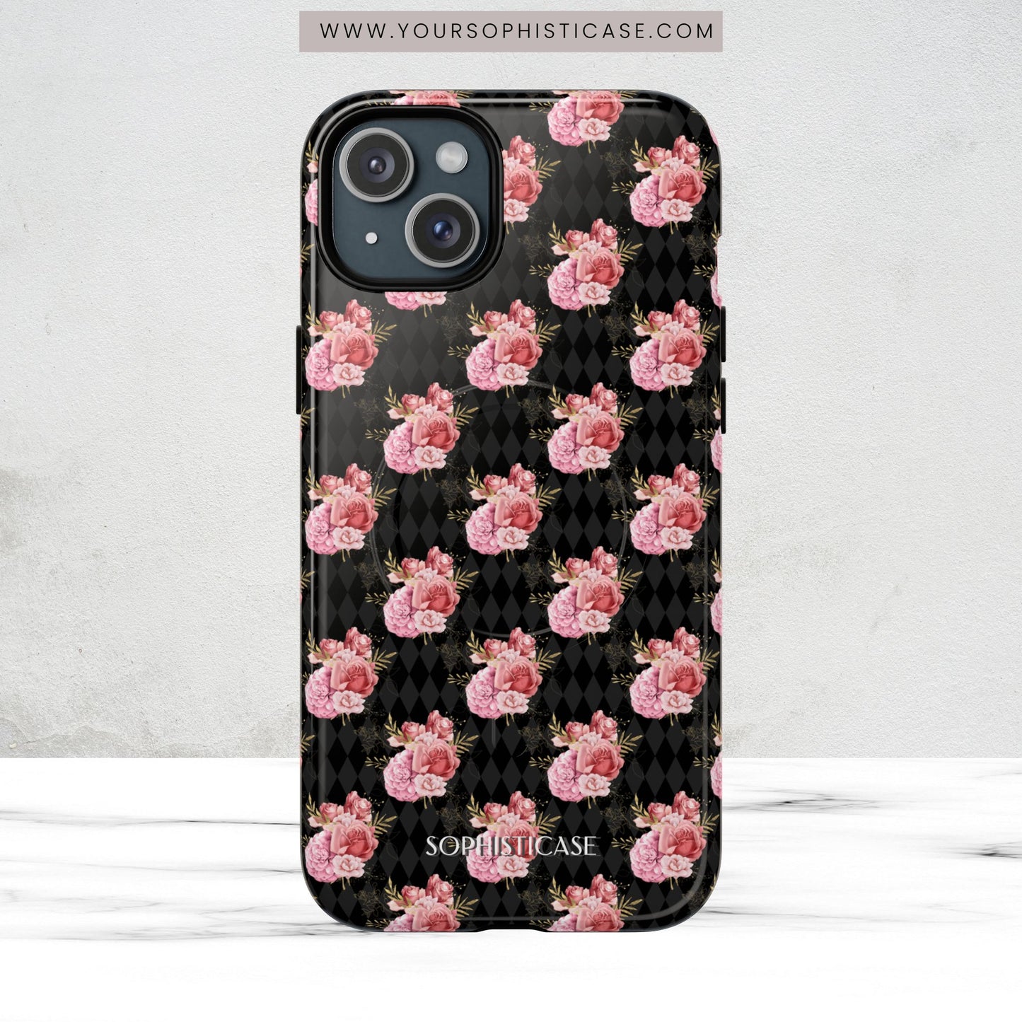 Rose Diamond Romance in Vivienne - Magsafe Case