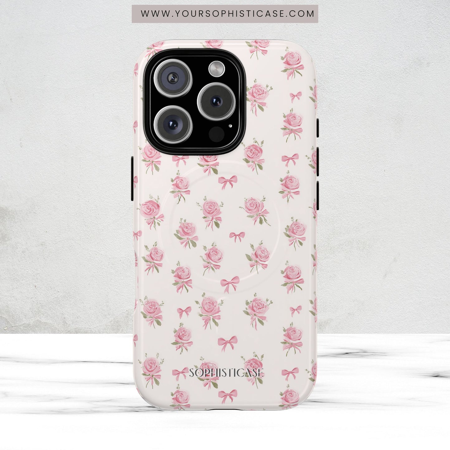 The Sweetest Thing in Coquette Roses and Bows - Magsafe Case