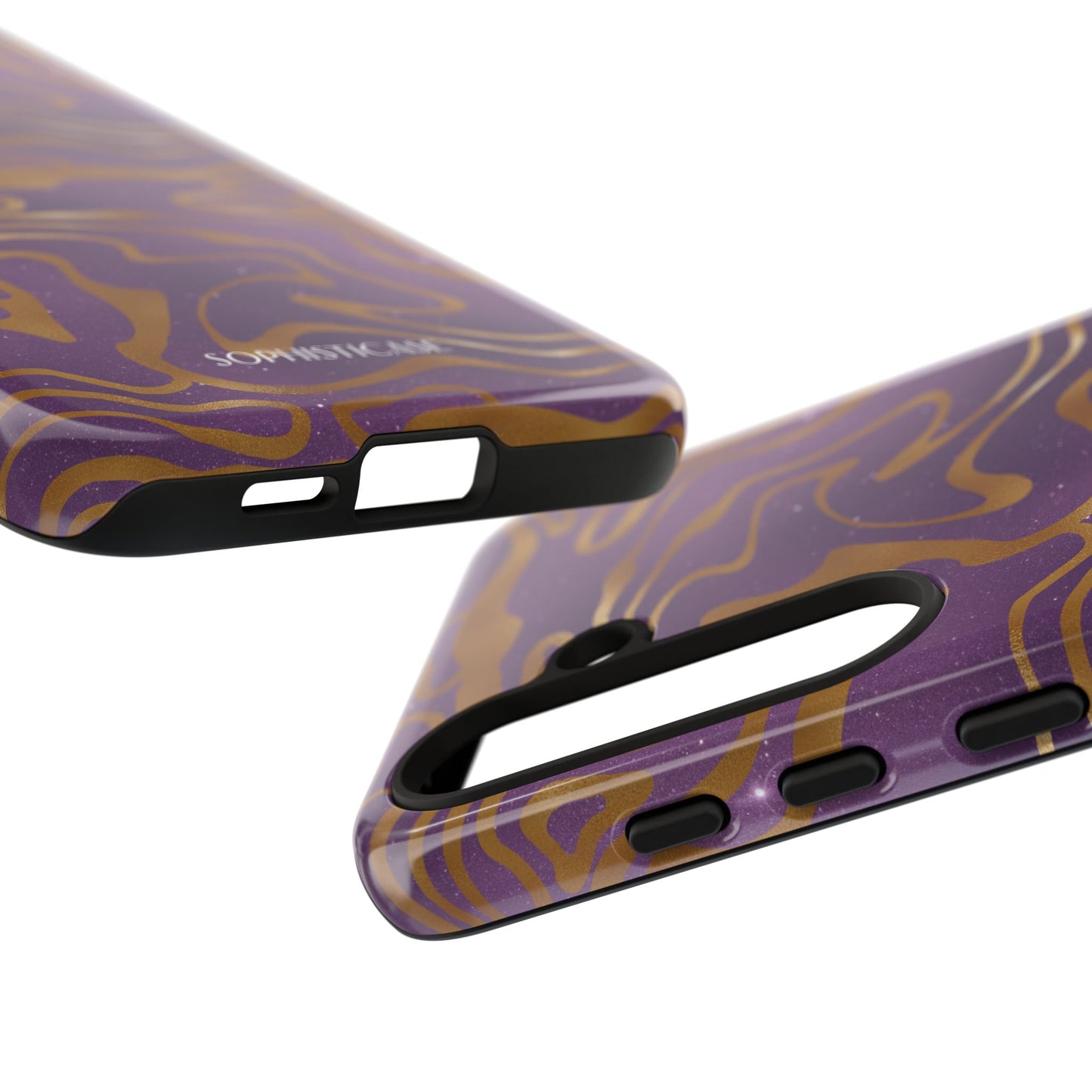Cosmic Gold in Purple - iPhone Case, Samsung Galaxy Case, Google Pixel Case