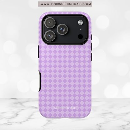 Diamond Diva in Pastel Purple - iPhone Case