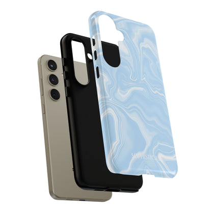 Liquid Dreams in Blue - Protective Phone Case for Samsung Galaxy