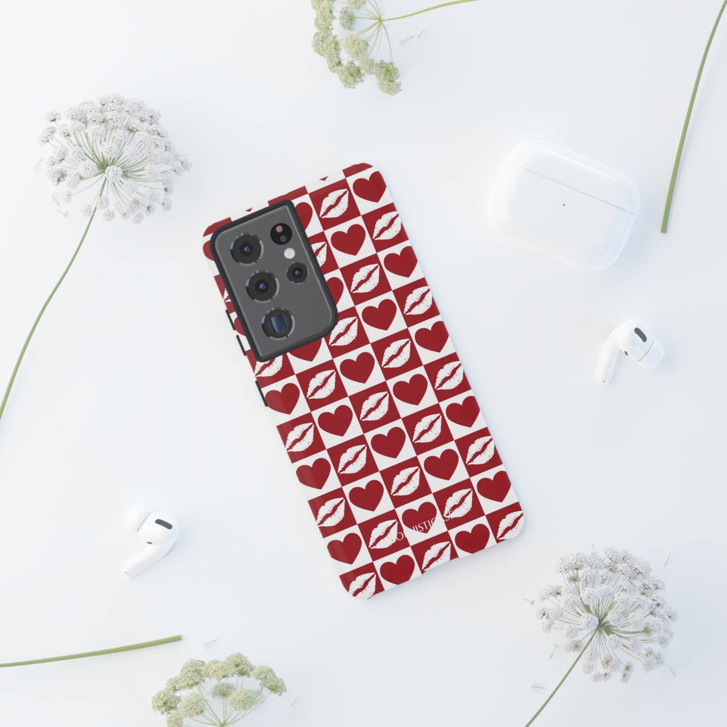 Belle Amie in Red - iPhone Case, Samsung Galaxy Case, Google Pixel Case