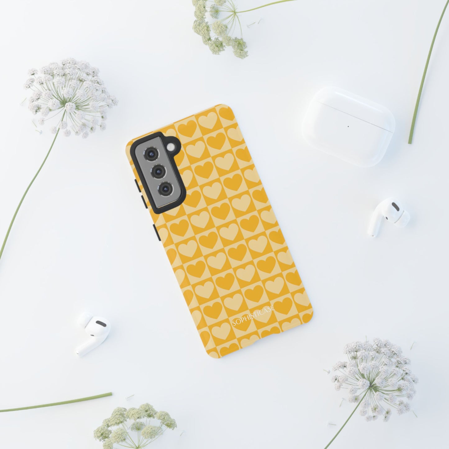Tough Love in Yellow - Tough Phone Case