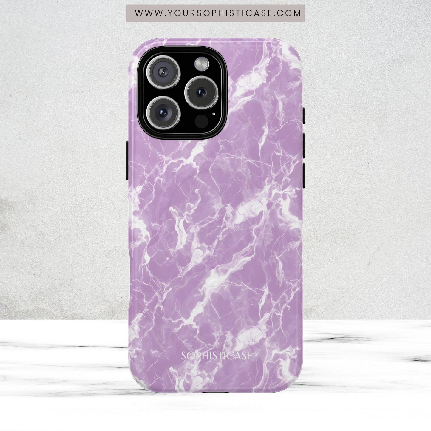 Marble Crush in Purple - Magsafe Case