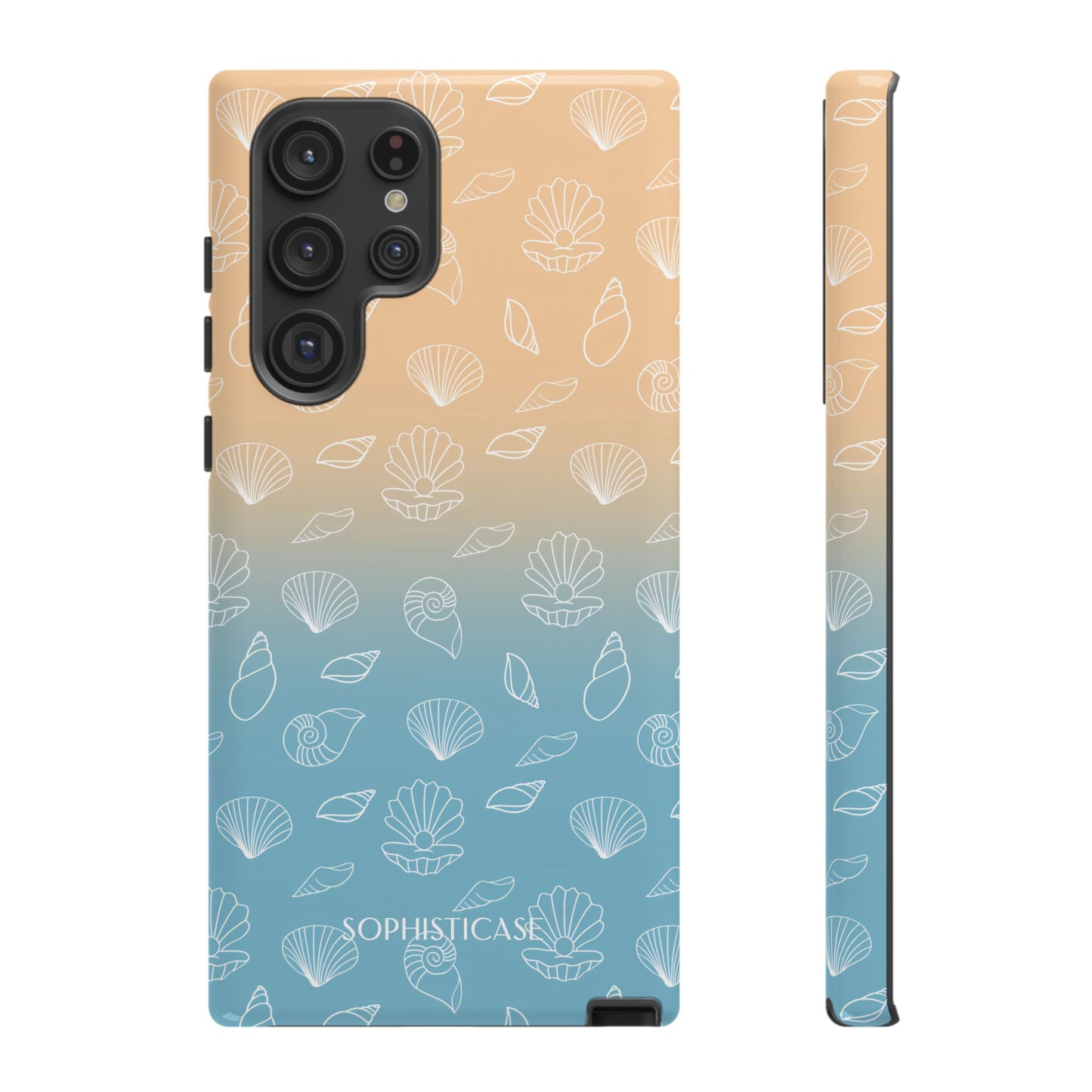 Seashell Society in Sandy Shore - iPhone Case, Samsung Galaxy Case, Google Pixel Case