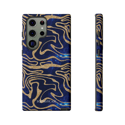 Cosmic Zebra in Blue - iPhone Case, Samsung Galaxy Case, Google Pixel Case
