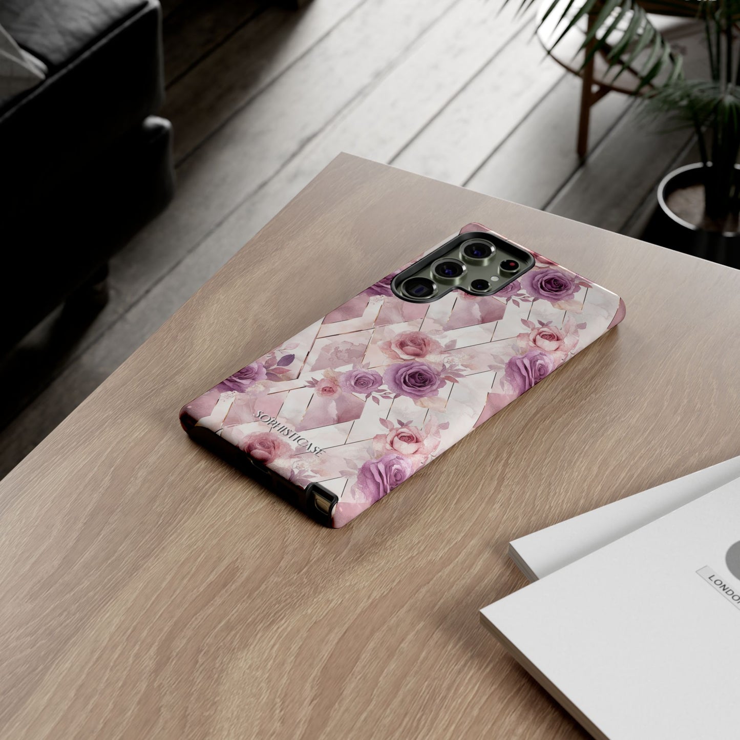 Royal Floral in Mauve Rose - Tough Phone Case
