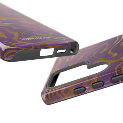 Cosmic Zebra in Purple - iPhone Case, Samsung Galaxy Case, Google Pixel Case
