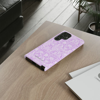 Luxe Lace in Purple - Tough Phone Case
