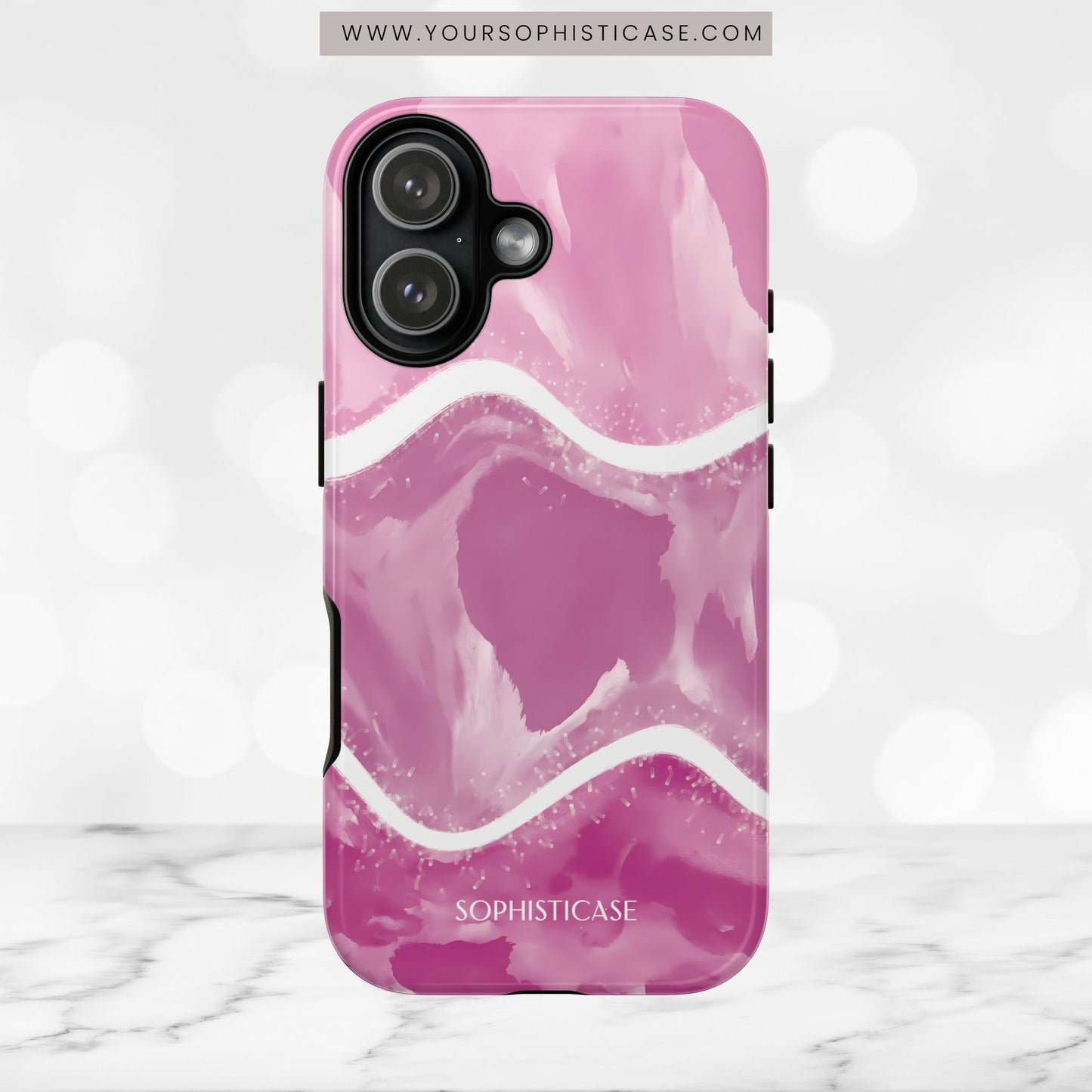 Serenity in Plum Purple - iPhone Case