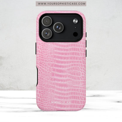 Luxe Leather in Pink - Magsafe Case