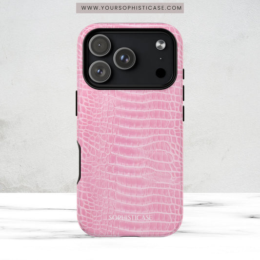Luxe Leather in Pink - Magsafe Case