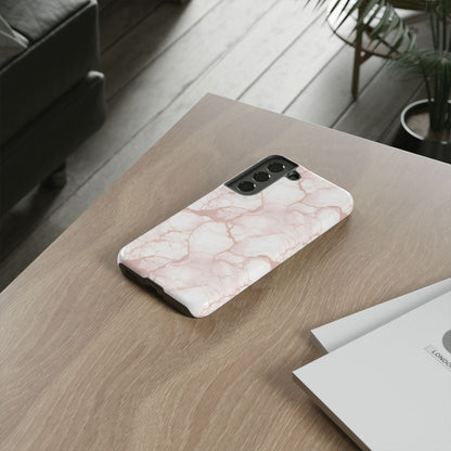 Marble Opulence in Neutral Beige - Tough Phone Case