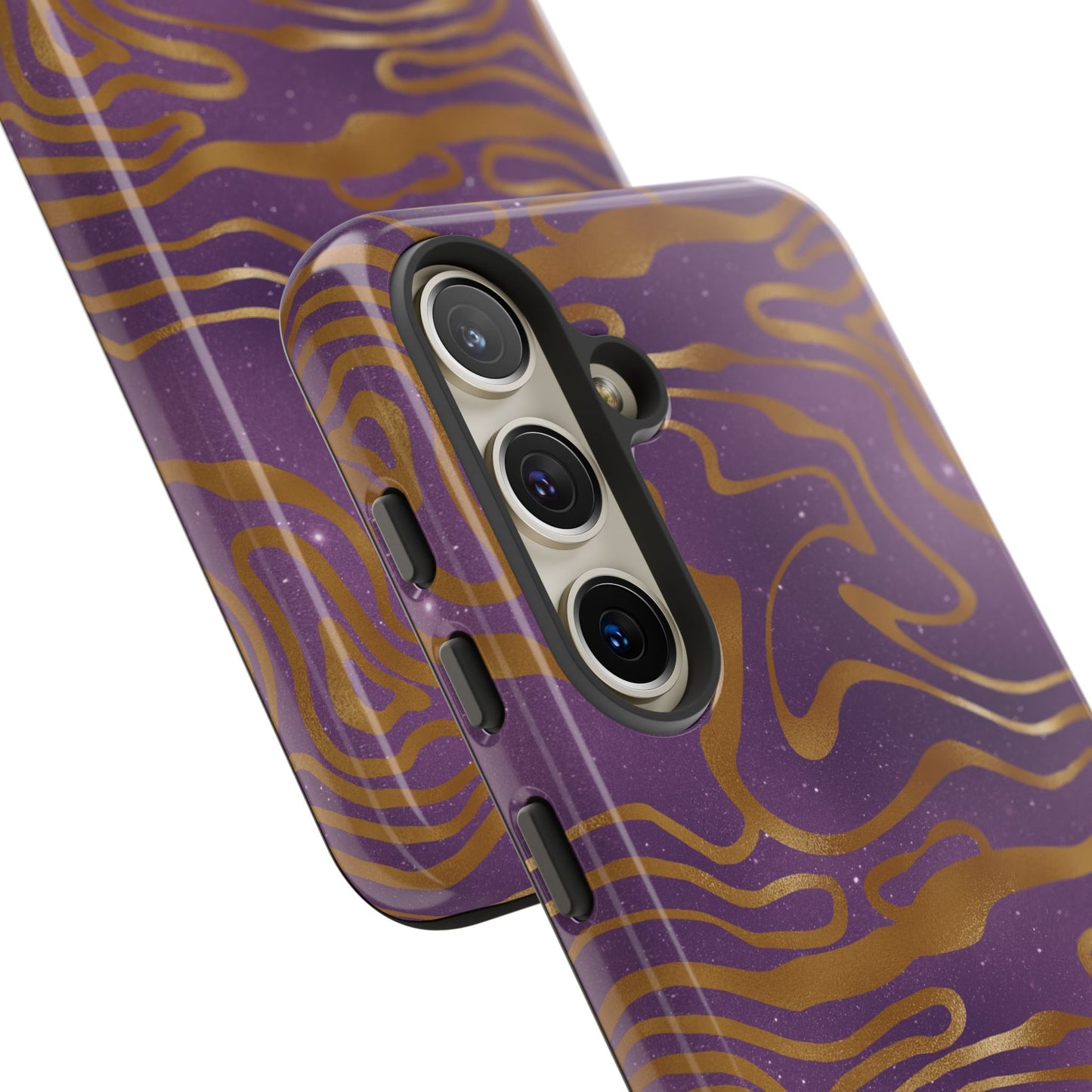 Cosmic Gold in Purple - iPhone Case, Samsung Galaxy Case, Google Pixel Case