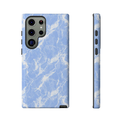 Marble Crush in Blue - Tough Phone Case