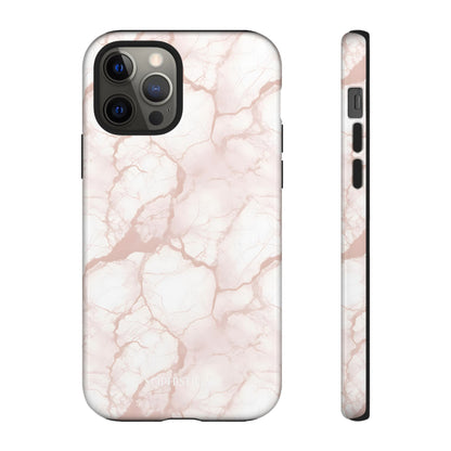 Marble Opulence in Neutral Beige - iPhone Case