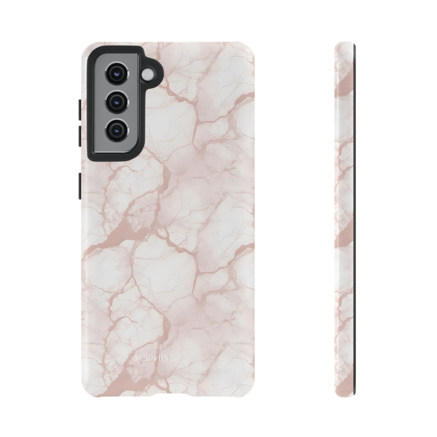 Marble Opulence in Neutral Beige - Tough Phone Case