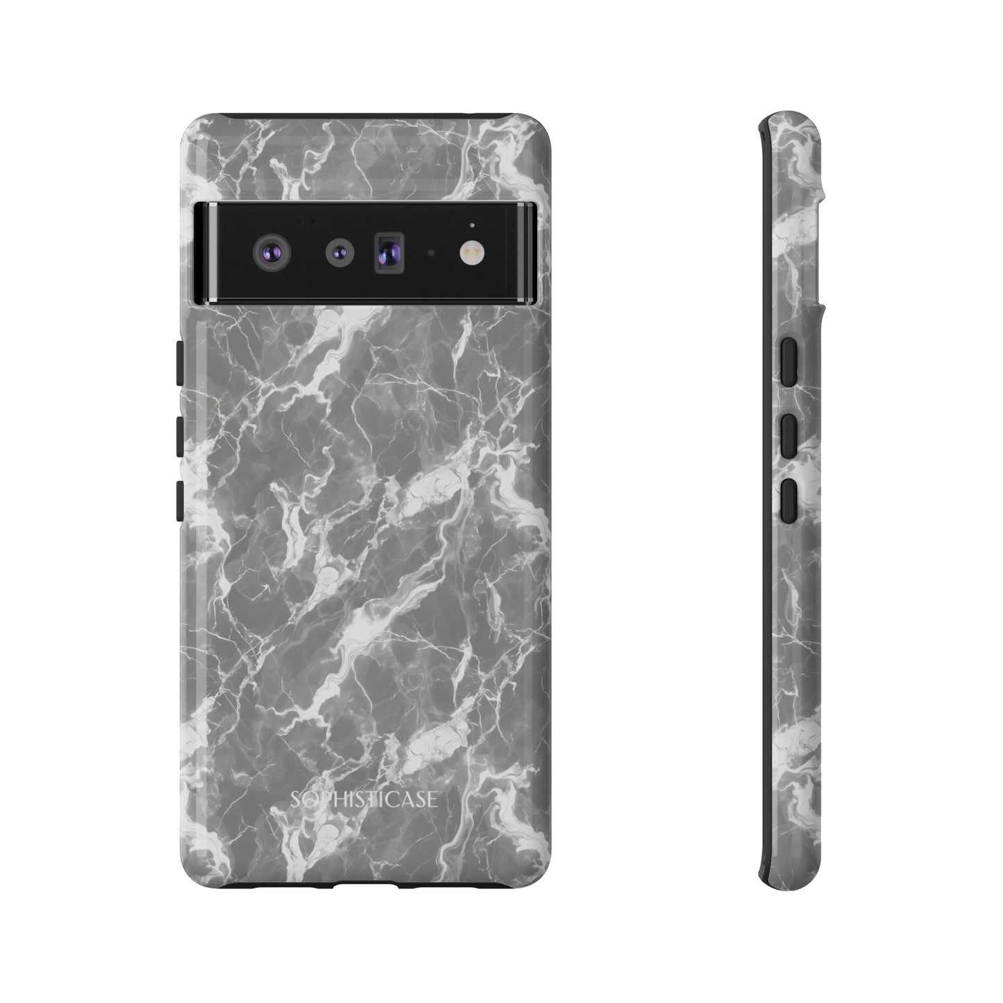 Marble Crush in Charcoal Grey - iPhone Case, Samsung Galaxy Case, Google Pixel Case