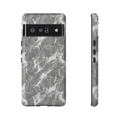 Marble Crush in Charcoal Grey - iPhone Case, Samsung Galaxy Case, Google Pixel Case