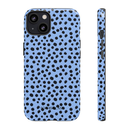 Cheetahs and Liars in Blue - iPhone Case
