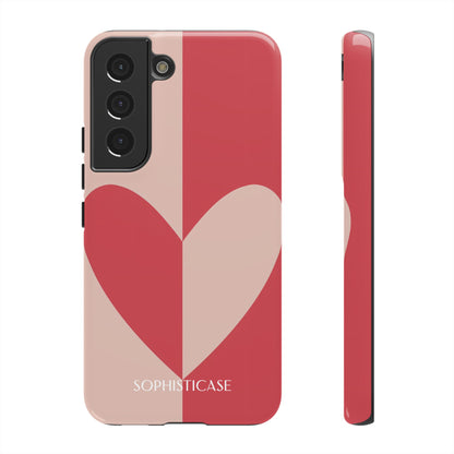 Be Mine in Red and Brown - iPhone Case, Samsung Galaxy Case, Google Pixel Case