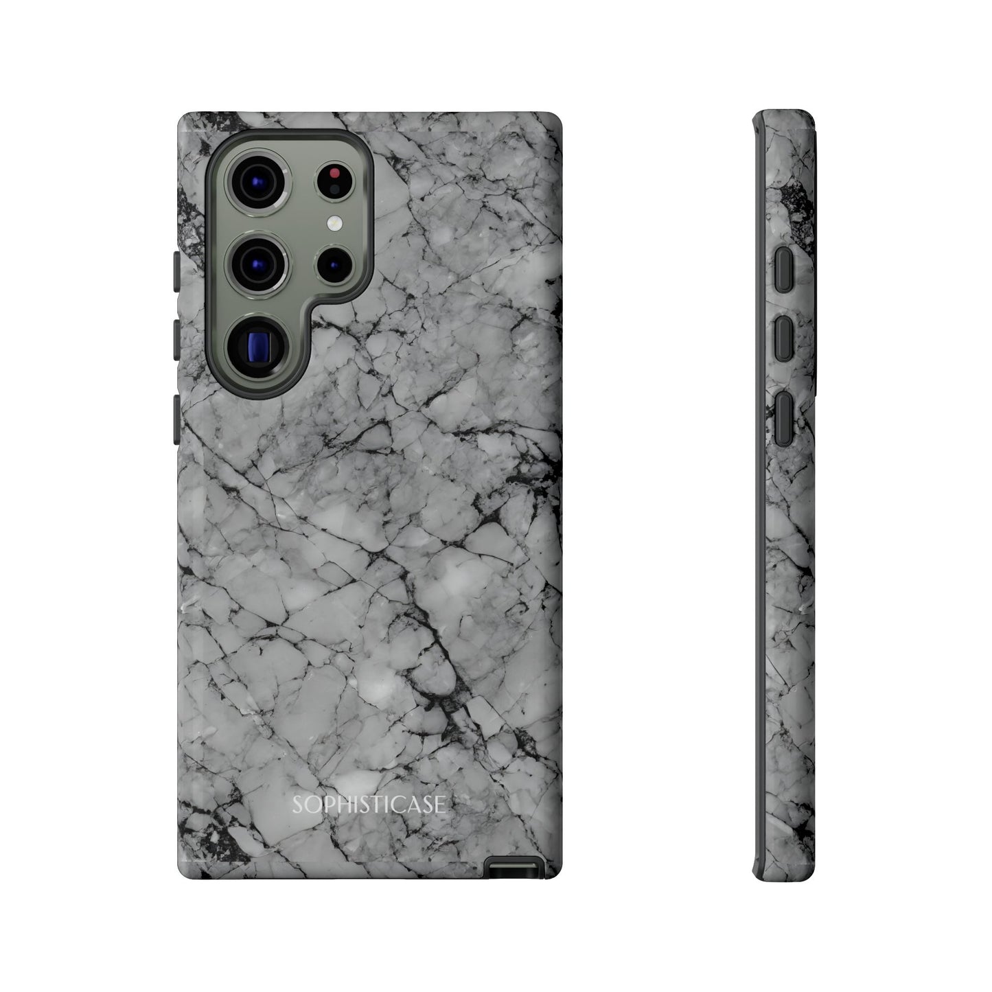 Marble Opulence in Grey - iPhone Case, Samsung Galaxy Case, Google Pixel Case