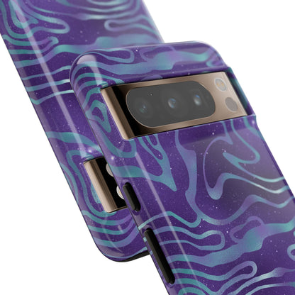 Cosmic Gold in Blue & Purple - iPhone Case, Samsung Galaxy Case, Google Pixel Case