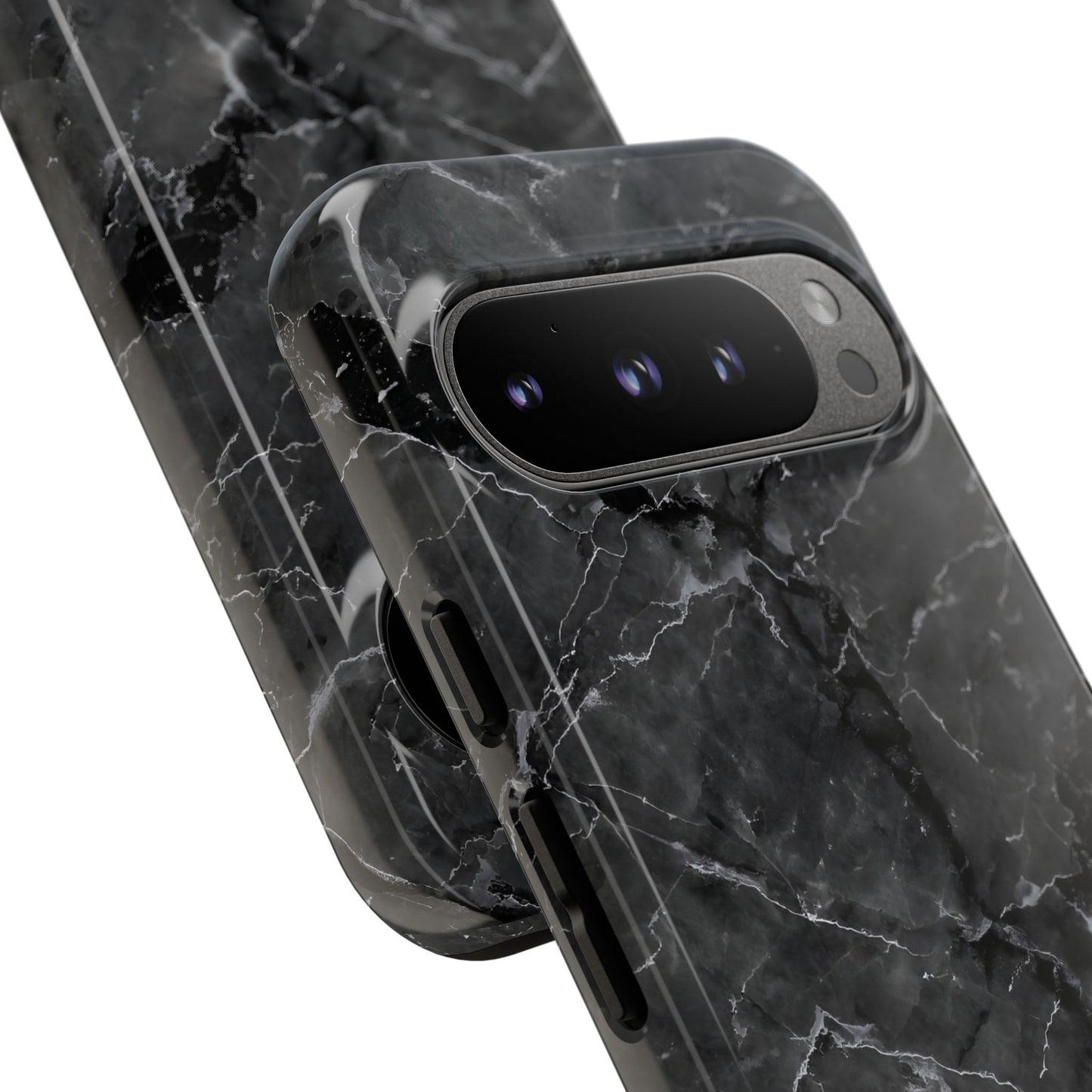 Marble Opulence in Black - iPhone Case, Samsung Galaxy Case, Google Pixel Case