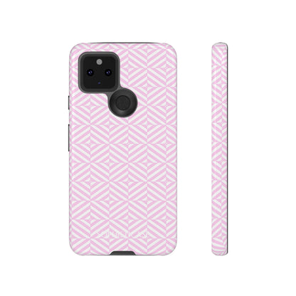 Illusions in Pink - Dual Layer Shockproof Phone Case for iPhone, Google Pixel and Samsung Galaxy