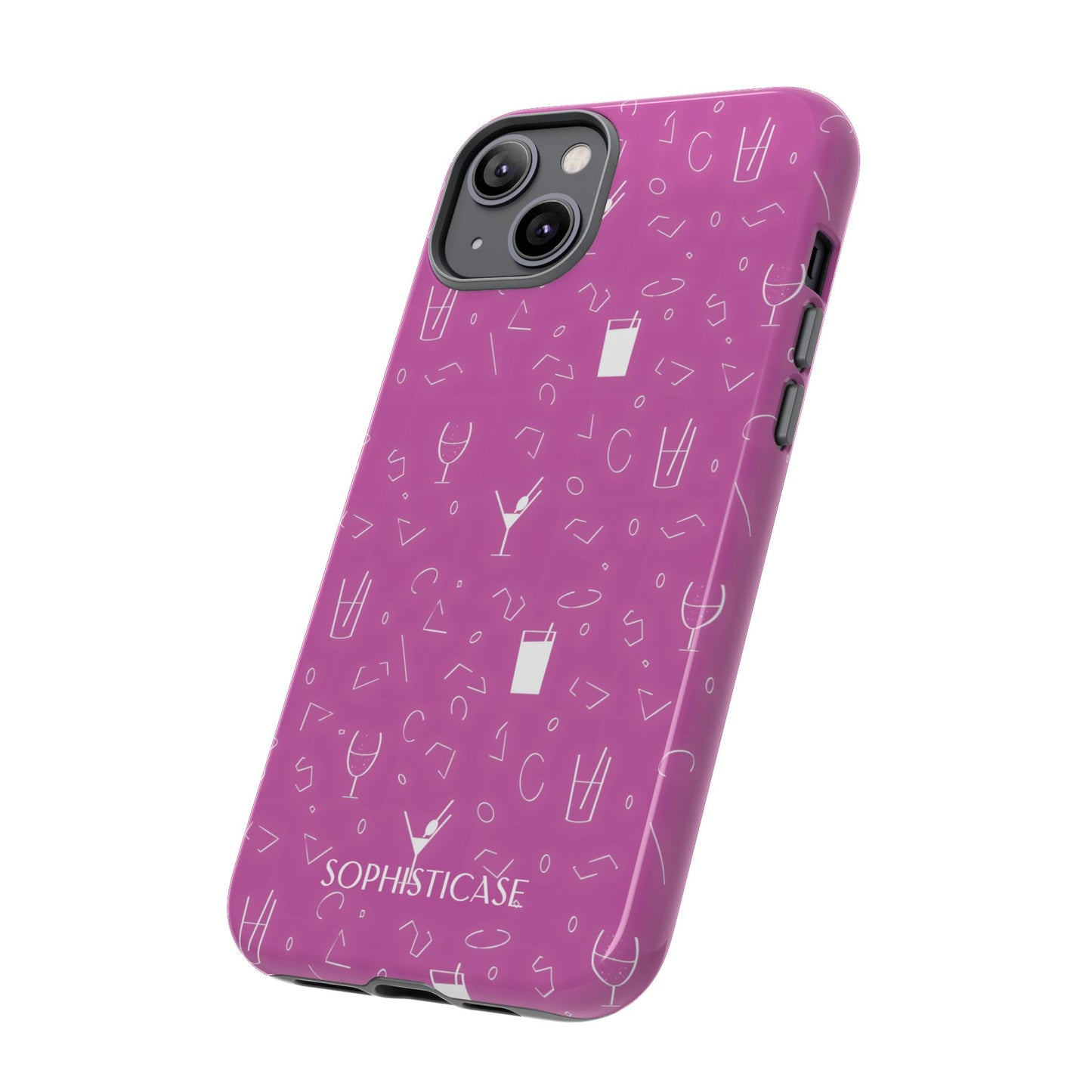 Cocktail Hour in Purple - iPhone Case