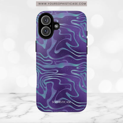 Cosmic Gold in Blue & Purple - iPhone Case, Samsung Galaxy Case, Google Pixel Case