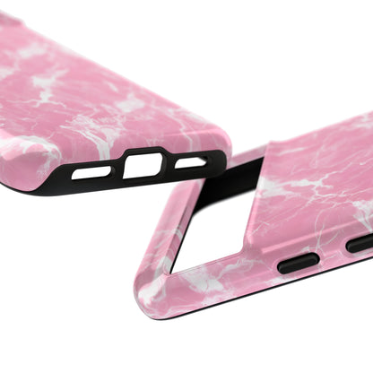 Marble Crush in Pink - Tough Phone Case