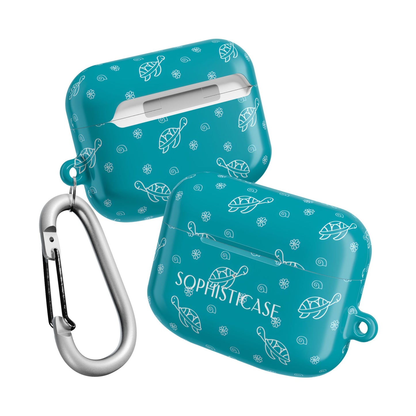 AirPod Cases - Turtle Island in Aqua