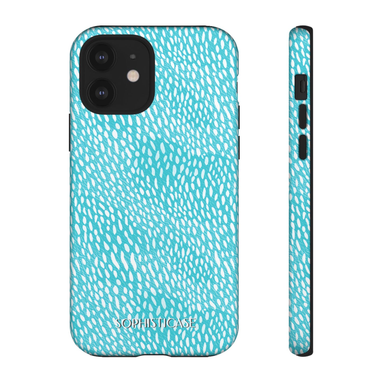 Oh Deer! in Aqua - Tough Phone Case for iPhone