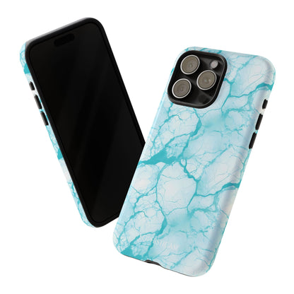 Marble Opulence in Aqua - Tough Phone Case