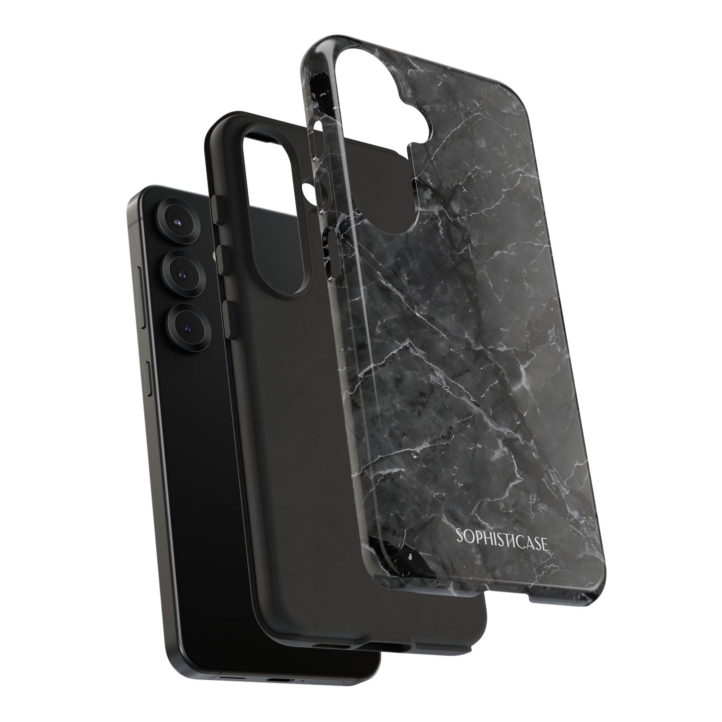 Marble Opulence in Black - iPhone Case, Samsung Galaxy Case, Google Pixel Case