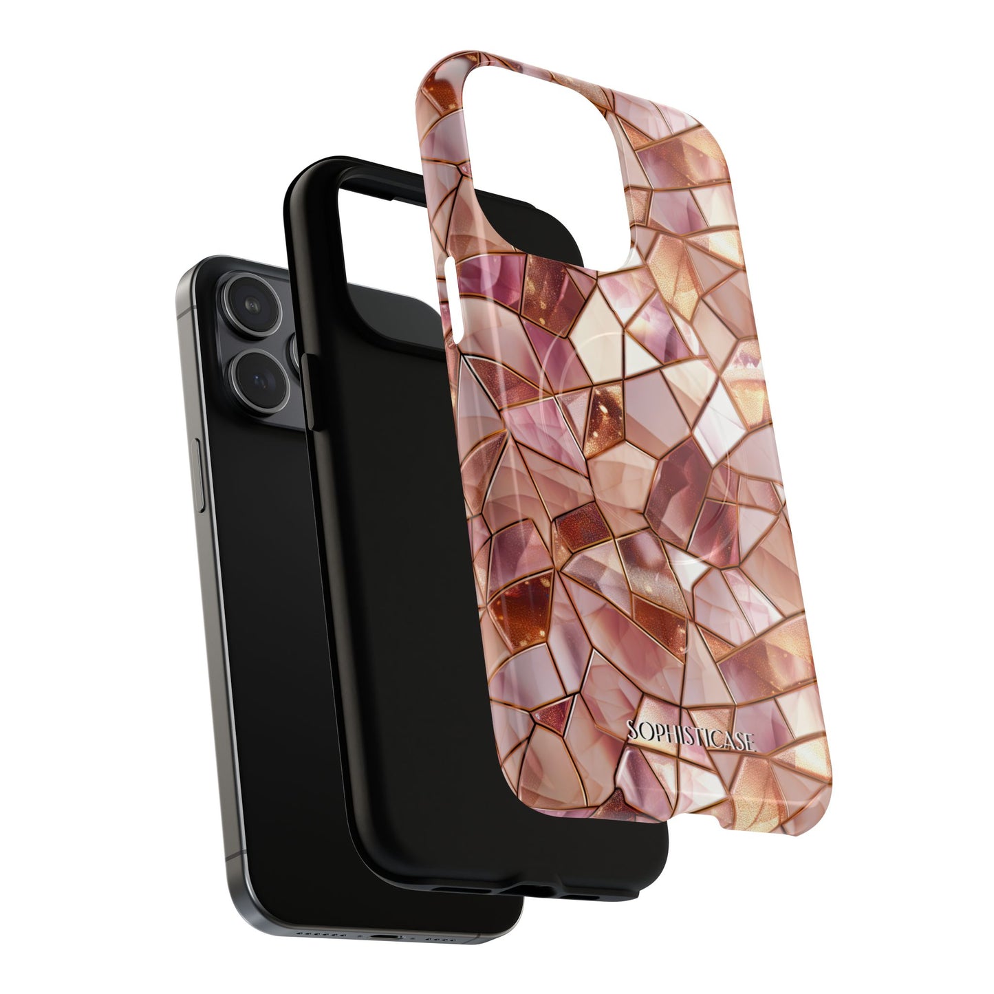 Rose' Runway in Champagne Mosaic - Magsafe Case