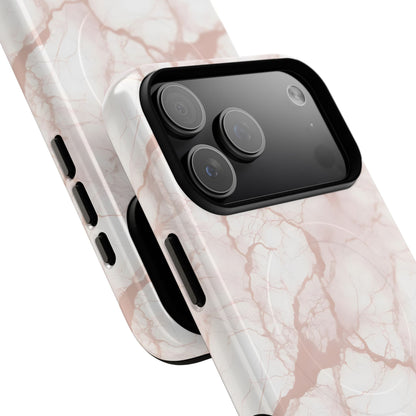 Marble Opulence in Neutral Beige - Magsafe Case
