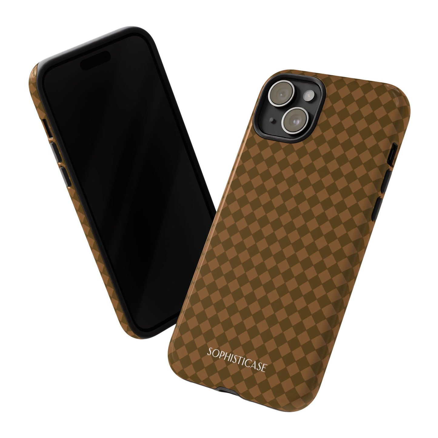 Diamond Diva in Deep Brown - iPhone Case, Samsung Galaxy Case, Google Pixel Case