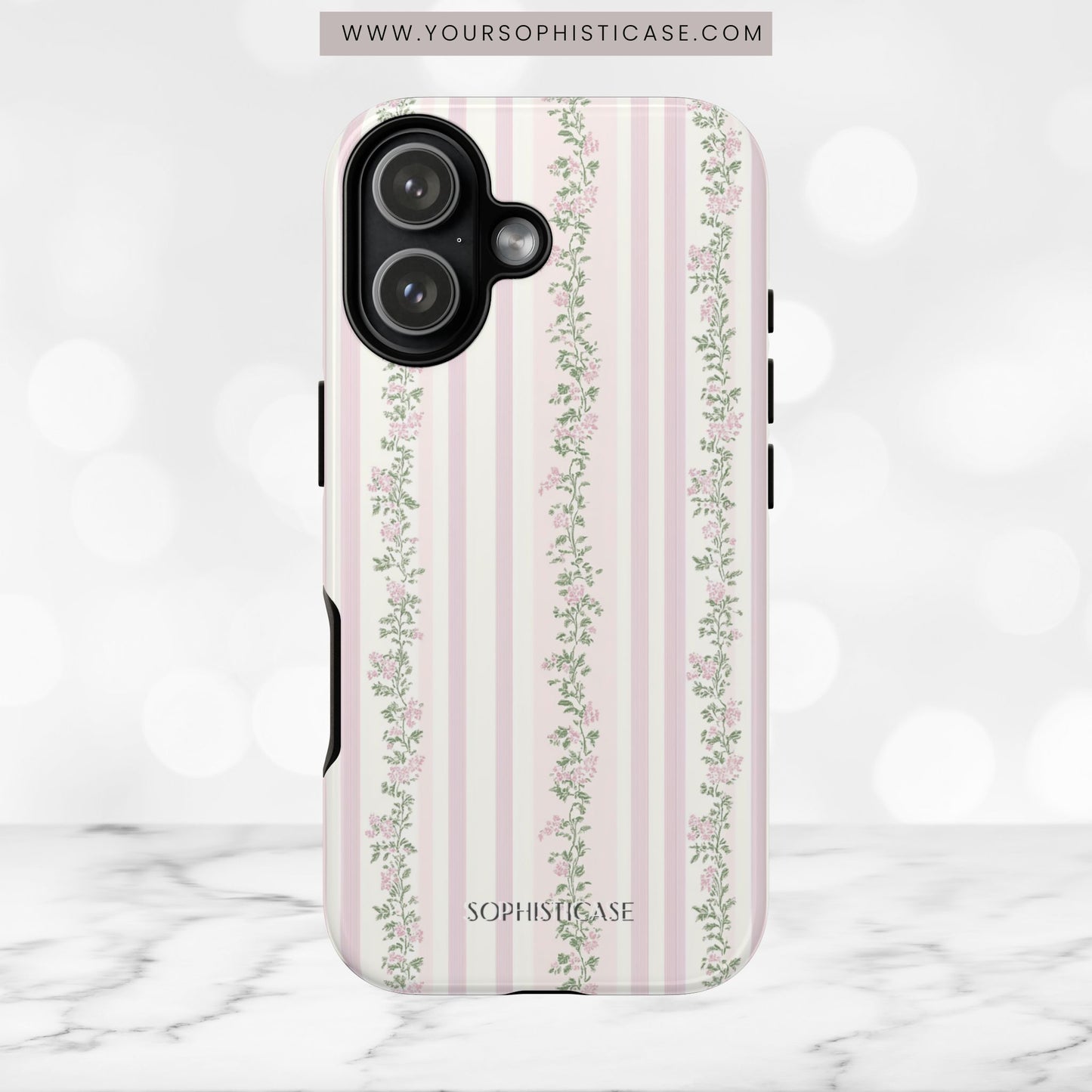 The Sweetest Thing in Coquette Rose Vine - iPhone Case, Samsung Galaxy Case, Google Pixel Case