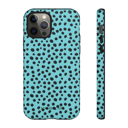 Cheetahs and Liars in Aqua - iPhone Case