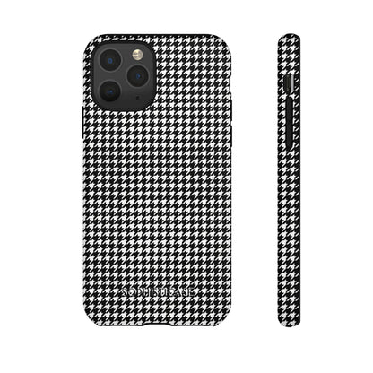 Tough Case - Houndstooth in Black