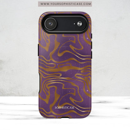 Cosmic Gold in Purple - iPhone Magsafe Case