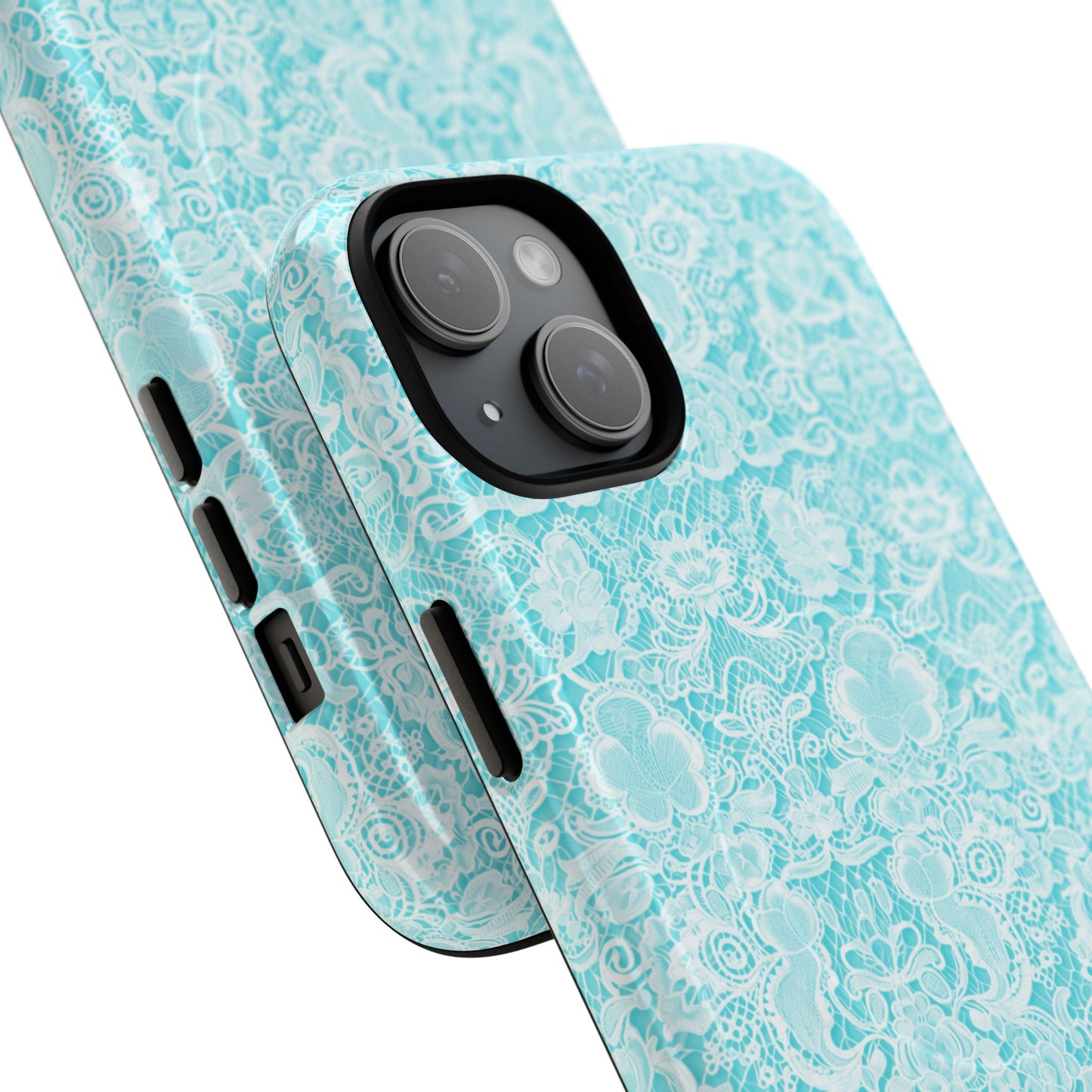 Luxe Lace in Aqua - Magsafe Case
