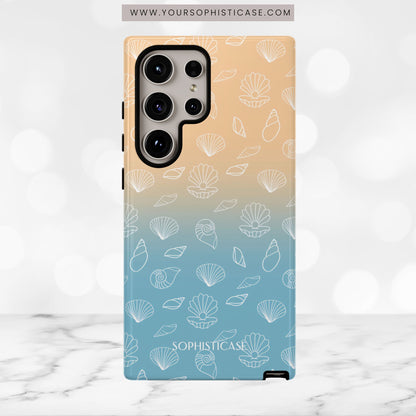 Seashell Society in Sandy Shore - iPhone Case, Samsung Galaxy Case, Google Pixel Case