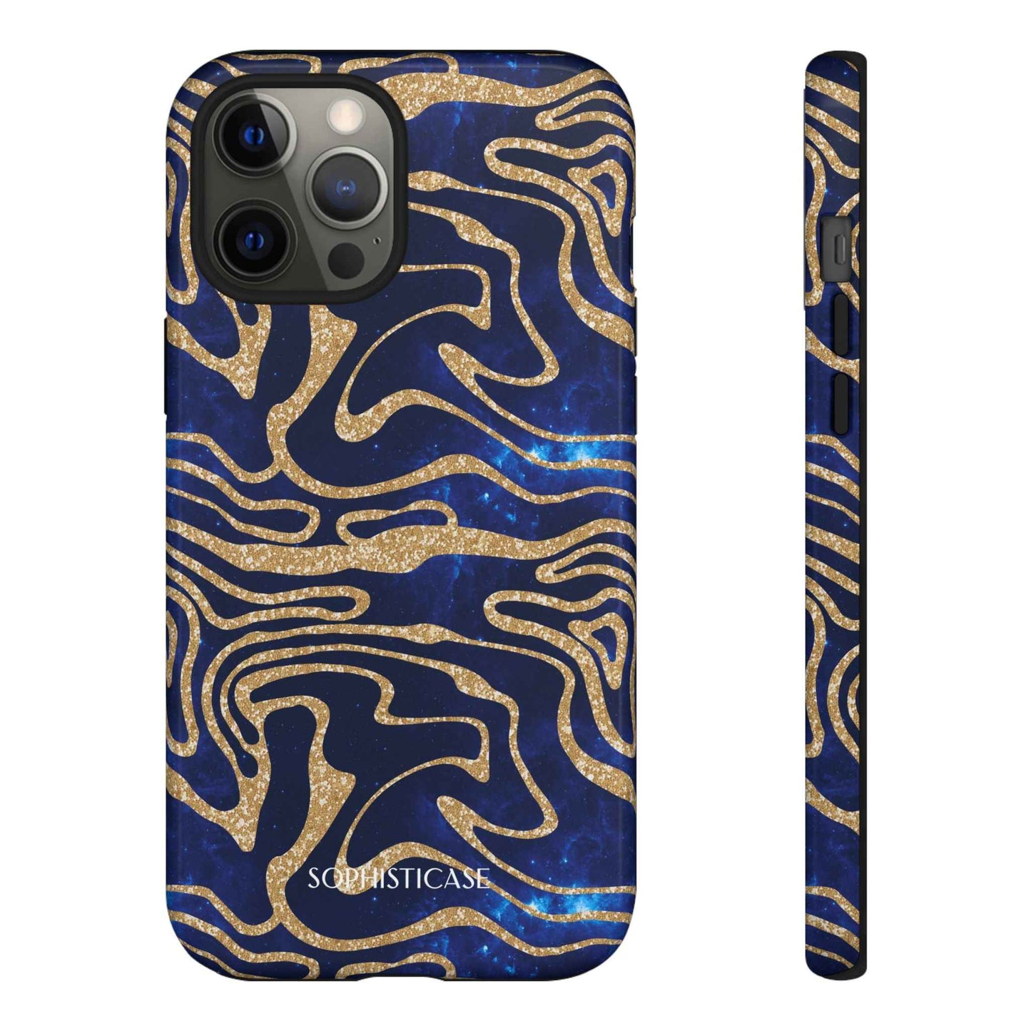Cosmic Zebra in Blue - iPhone Case, Samsung Galaxy Case, Google Pixel Case