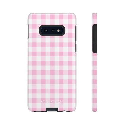 Tough Case - Gingham in Pink