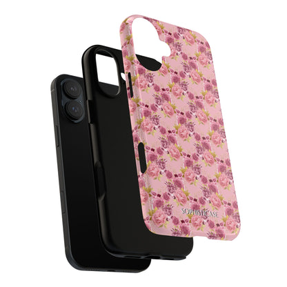 Rose Diamond Romance in Amelie - Tough Phone Case